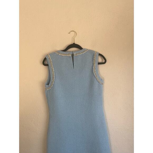 Anthropologie Endless Rose Woman Blue Endless Rose Chain Detail Knit Min… - Picture 11 of 12